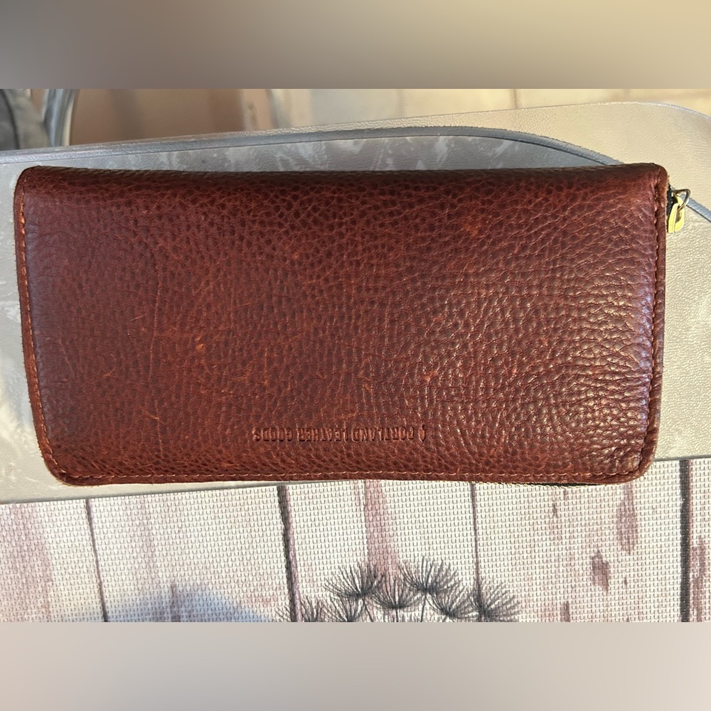 Portland Leather Large Accordion Wallet